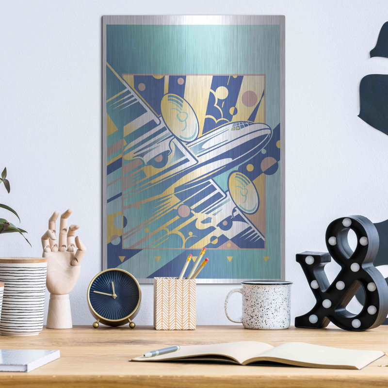 «Take Off Blue» par David Chestnutt, H 16 po x l 12 po
