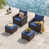 Blue Cushion/Brown Frame is out of stock