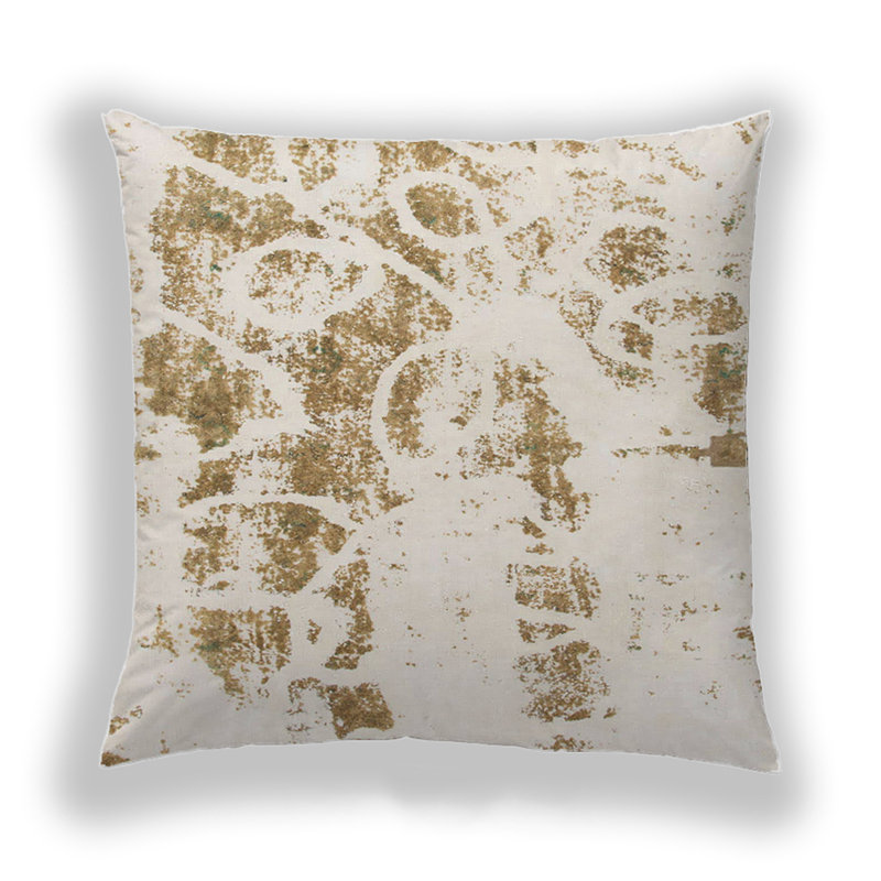 Coussin décoratif abstrait 1144, Microsuède