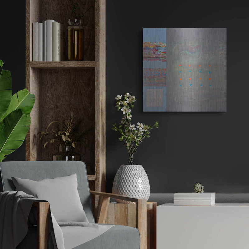 Art mural en métal Wrought Studio ™ «Evening on the Bay» par Hooshang Khorasani, H 24 po x l 24 po