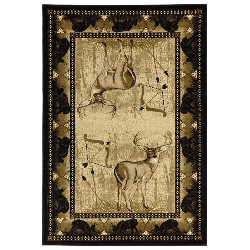 Keeler Animal Print Indoor Rug, Rectangle 8'1" x 10'5"