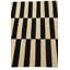 Tapis noir et blanc Parrett