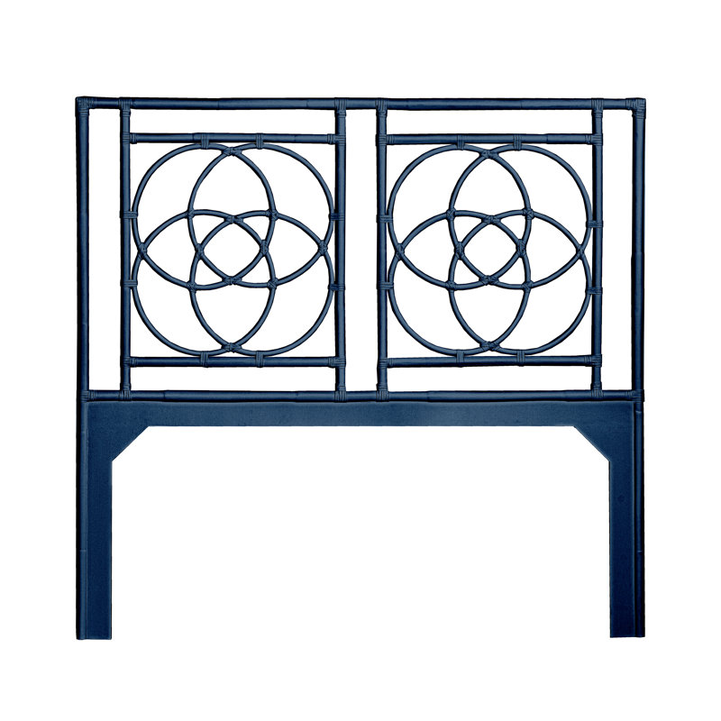 Emilia Open-Frame Headboard, Navy, Queen