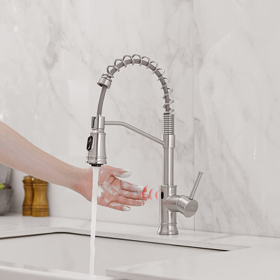 Fapully Pull Down Touchless Kitchen Faucet