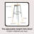 Felix Height Adjustable Steel Stool, Assembly Ready-99376945-99492204