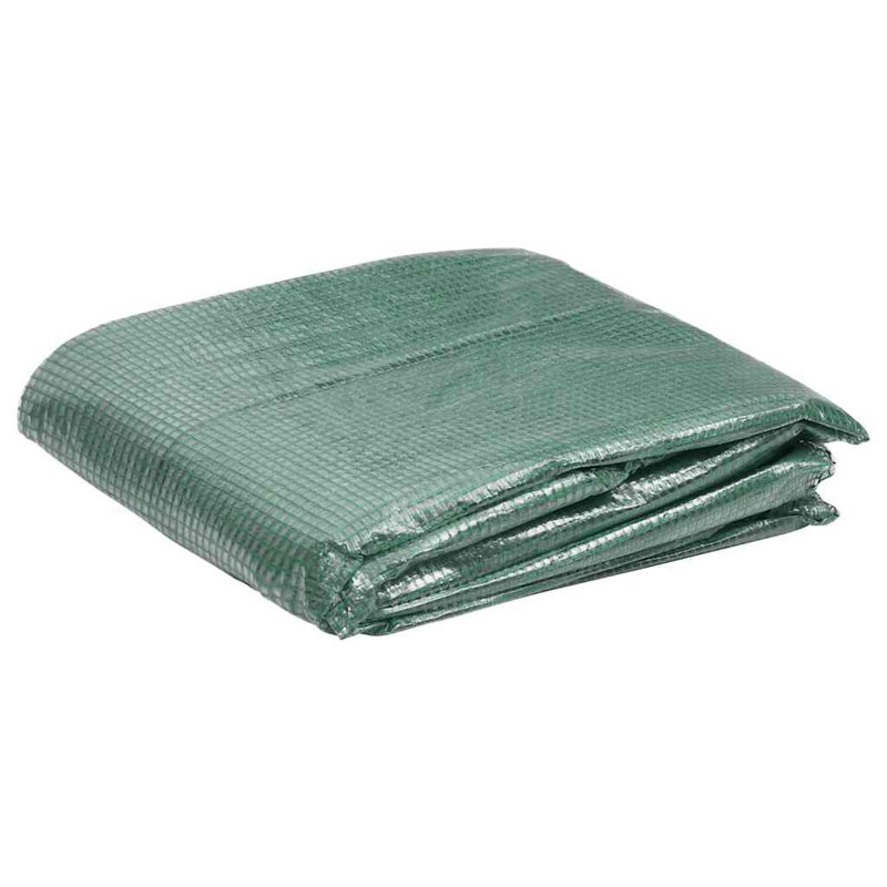 Vidaxl Greenhouse Replacement Cover (6.5025 M²) 255X255x194 Cm Green