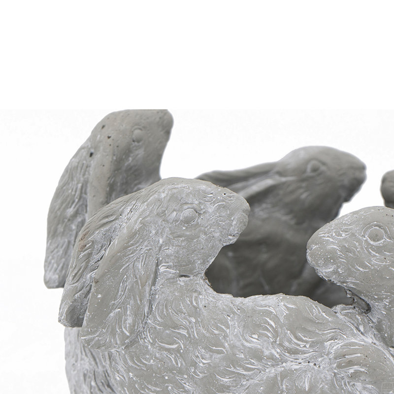 Jardinière en ciment Bunny