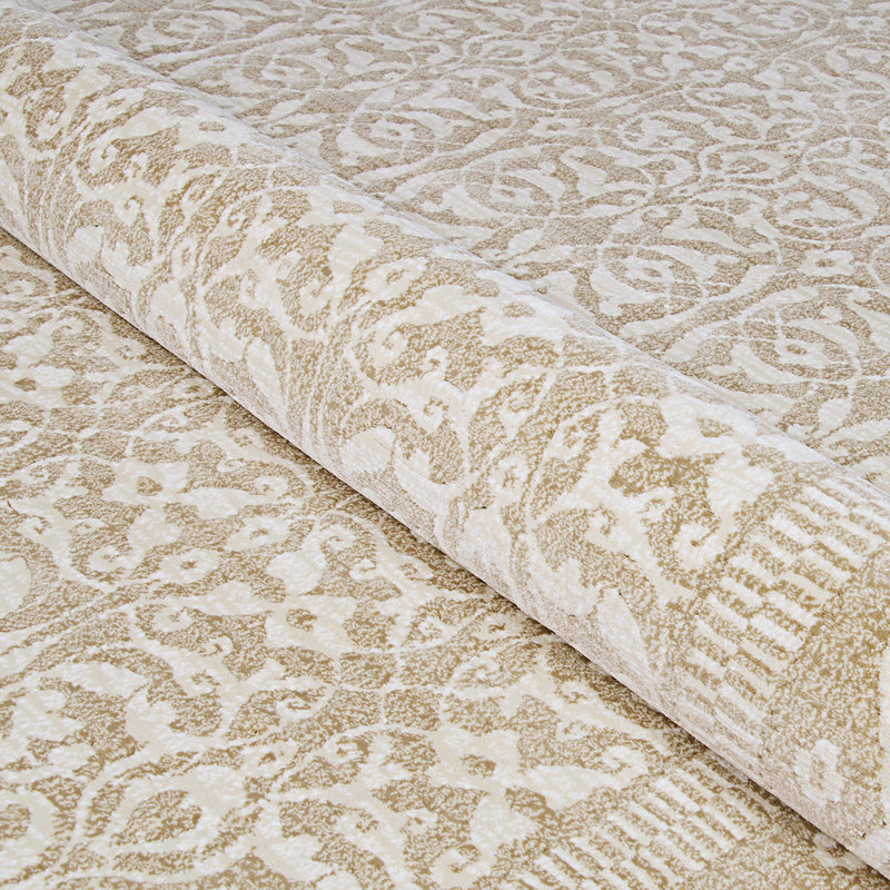 Tapis oriental huître Roger, Rectangle 5 pi 3 po x 7 pi 6 po