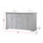 60'' Double Bathroom Vanity with Marble Top-1233595873