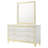 Malcolm White 6-drawer Dresser with Mirror