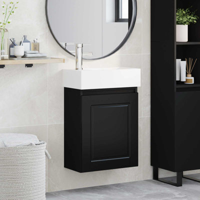 Single Bathroom Vanity with Ceramic Basin