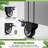Rohun Galvanized Metal Rectangular Planter with Trellis and Locking Wheels-1481415098-1499419183