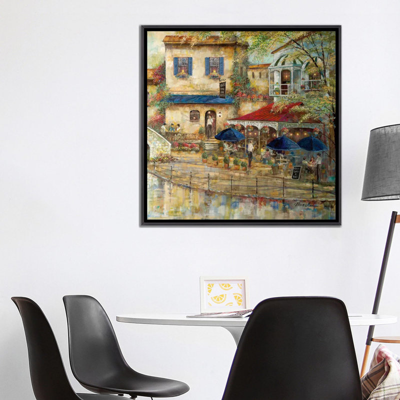«Arthur's II» par Ruane Manning - reproduction d'art, H 37 po x l 37 po x P 1,5 po, Aucun mat, Toile avec cadre noir patiné