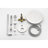 Shower Valve Kit - 10" Stainless Steel Rain Head Handheld With 2 Way Balance For Bathroom Assembly Wall Mounted & In-120920804