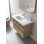 Lavabo de salle de bain mural 40 po en céramique avec trop-plein DuraStyle