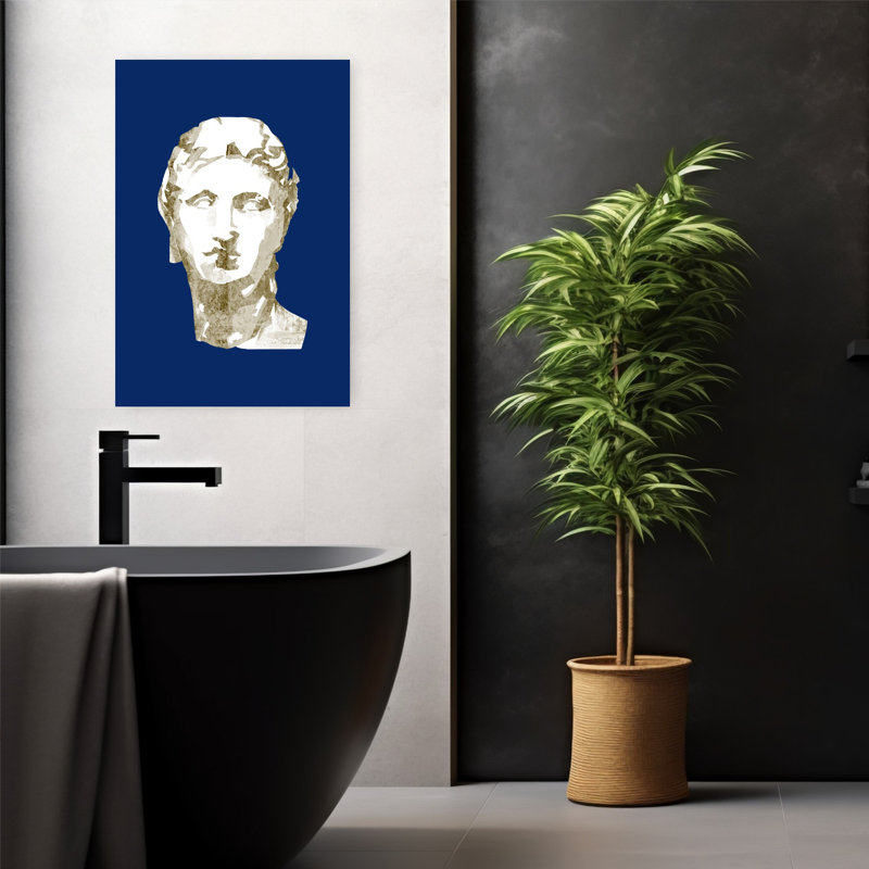 "Echoes of Antiquity", art mural abstrait contemporain, H 24 po x l 16 po