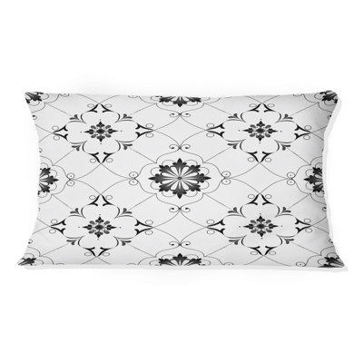 Coussin lombaire moderne blanc quadrilobe II