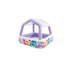 Intex: Sun Shade Pool - piscine gonflable carrée pour enfants de 52 po, auvent amovible, scène de dinosaure colorée, jeu d'eau dans la cour Splash-Wade, tout-petits - enfants de 2 ans et plus-96993764-130704035