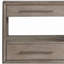 Prescott Taupe Oak 2-drawers Nightstand