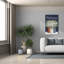 «Epic Graffiti« Welcome Red, White & Blue Jar Trio »par Cindy Jacobs, art mural sur toile, 26 po x 40 po