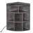 Cayhlin 29.2" H x 19.7" W Wooden Corner Bookcase Corner Storage Cabinet with USB Ports and Outlets-87664712