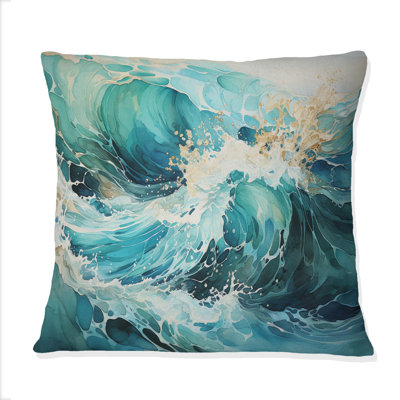 Coussin Oceanic Collage III - Abstract Collages