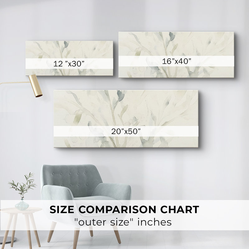 Abstract Series 9 #LXII-Wide Gallery Wrapped Canvas, 12" H x 30" W