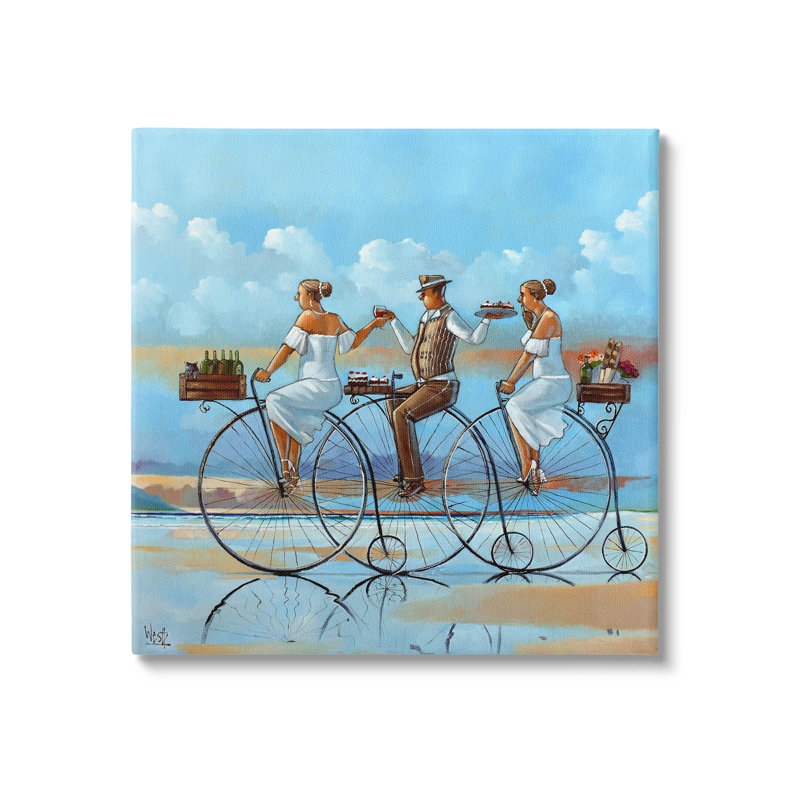 Art mural sur toile Summer Shore, H 17 po x l 17 po x P 1,5 po