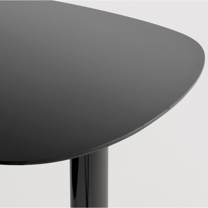 Swole Single End Table, 25" H x 20" W x 15" D, Black Nickel