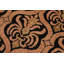 Tapis unique brun des années 2000 de 9 pi 1 po x 11 pi 10 po
