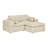 Andrielle 79'' Wide Corduroy Modular Sofa & Chaise with Ottoman-498050379-529007424