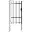 Barrière en métal noir Levacy-73102125