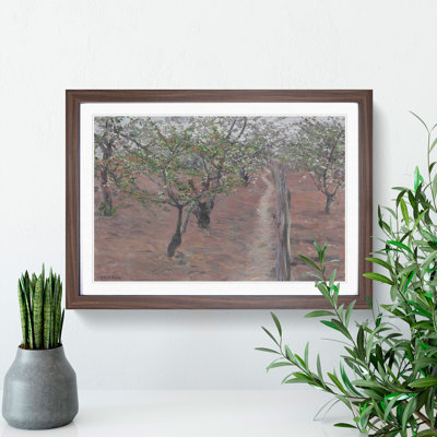 Orchard in Bloom by Gustave Caillebotte - Picture Frame Painting