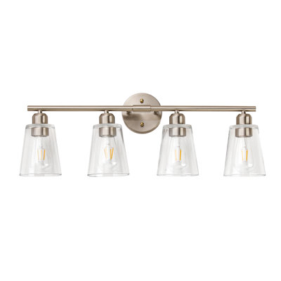 19 Inch 3-Light Black Modern Vanity Light 