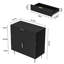 Buffet avec tablettes réglables-1046293282