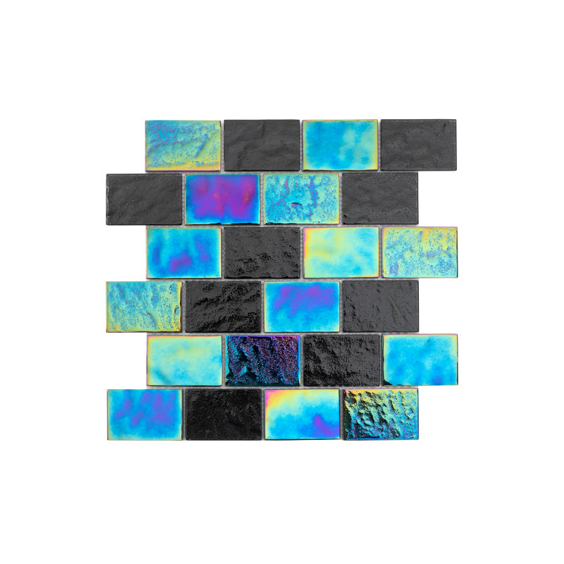 Carrelage mosaïque en verre 2 "x 3" pour piscine, Ciel nocturne