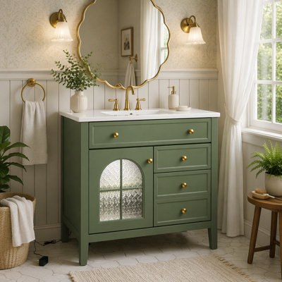 Armoire de salle de bain 35,6 po
