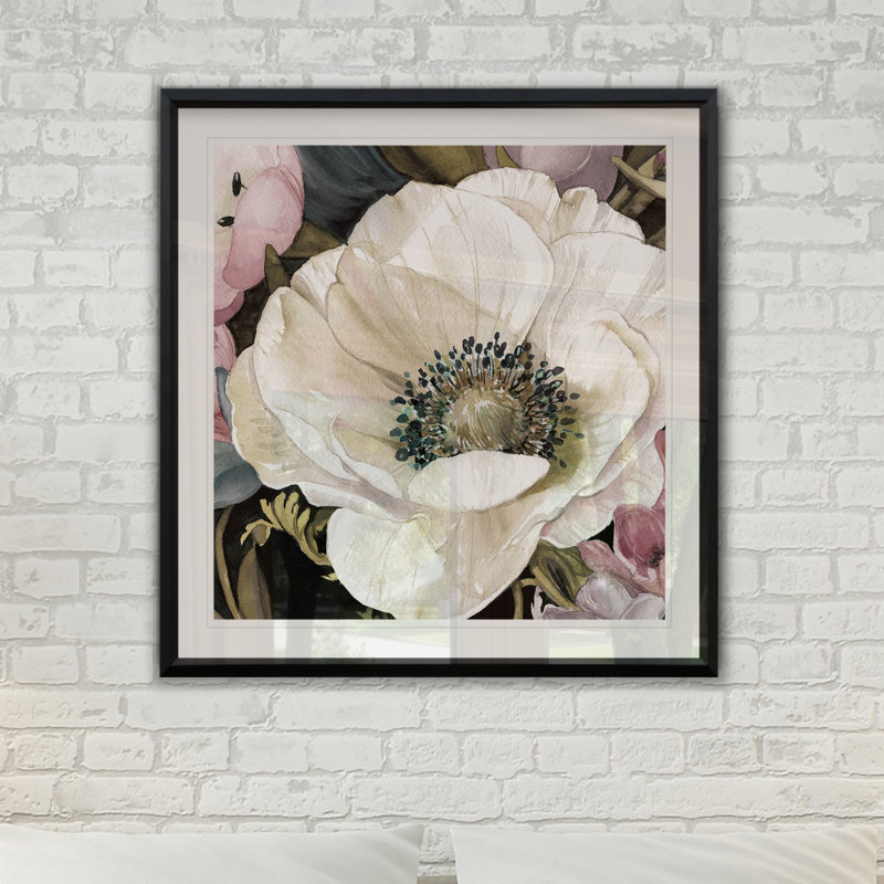 Anemone Study II - reproduction de cadre photo, H 30,5 po x l 30,5 po x P 1,5 po