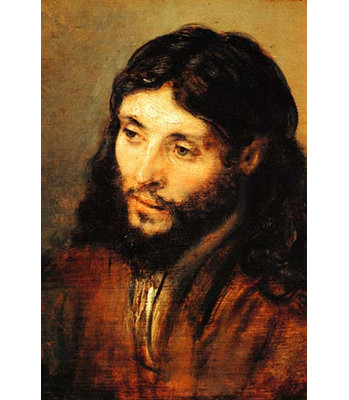« christ » par rembrandt van rijn, reproduction d’art