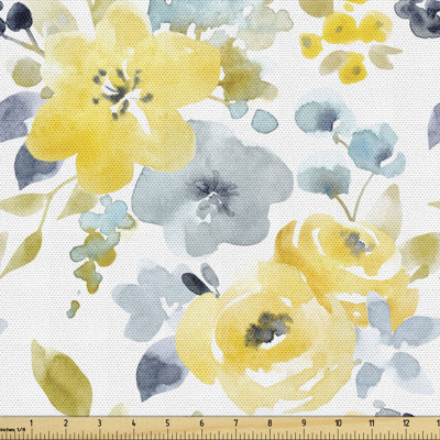 Cheylin Handmade Paintings of Flowers Multi-Purpose Fabric