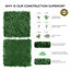 50.8cm Faux Boxwood Hedge