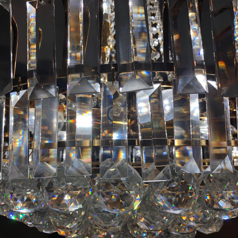 Luminaire lustre en cristal de luxe