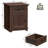 Azella 1-Drawer Frame End Table Set with Storage and Built-In Outlets-601733587