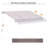 Retractable Patio Awning with Manual Crank - UV & Water-Resistant Fabric-112623512