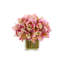 Orchids Arranged in Bamboo-Filled Glass Vase-1508589932