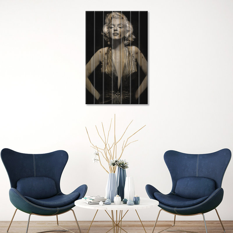 L'emblématique Marilyn Monroe, L 18 po x H 26 po