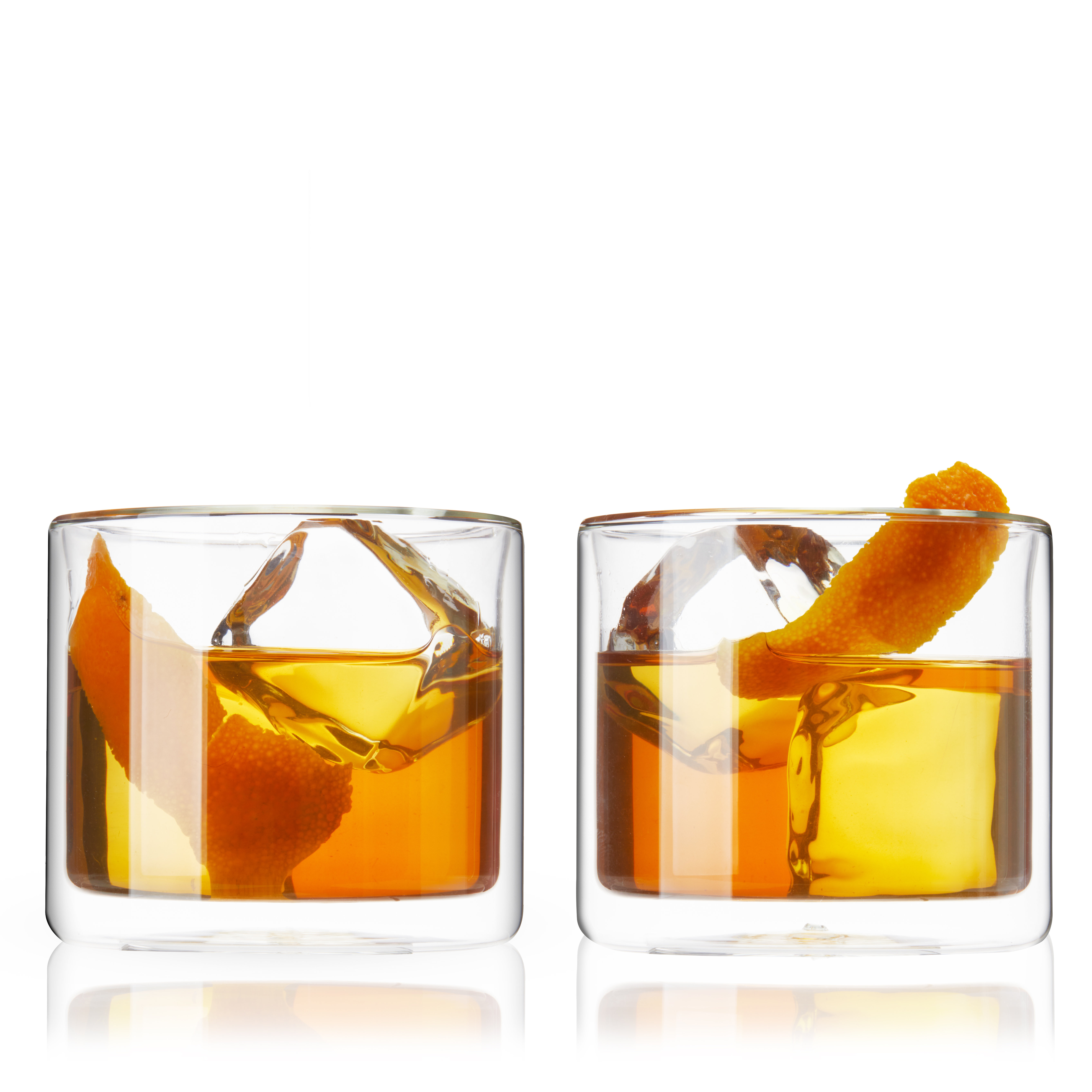 Whiskey Glasses 7oz Premium Scotch Glasses Set of 2 - Old Fashioned Whiskey  Glass