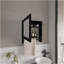 Pharmacie H 19,70 po, avec 1 porte, 2 tablettes, 1 miroir, noir-2042060320