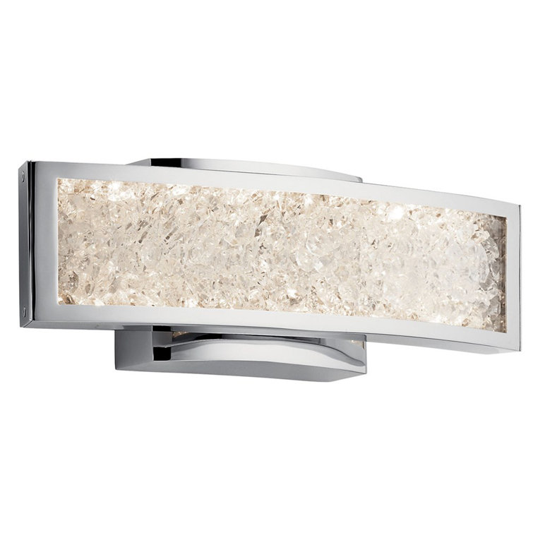 Crushed Ice™ 1 - Light LED Armed Sconce
