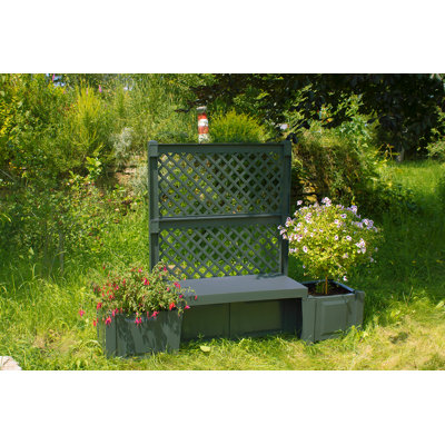 Anjeza Plastic Outdoor Bench